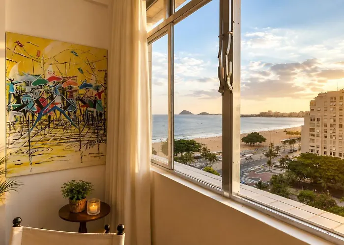 Vista Incrivel Para O Mar Em Copacabana Rio de Janeiro